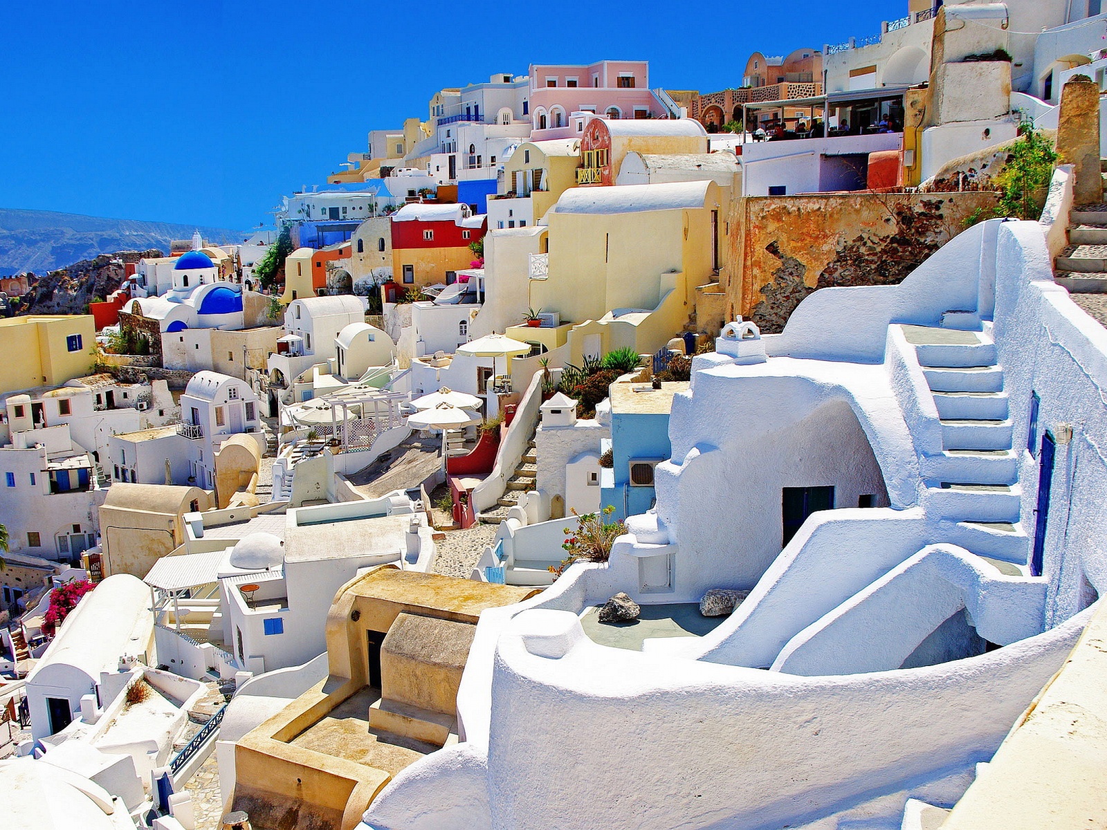 Santorini Island Greece Wallpapers