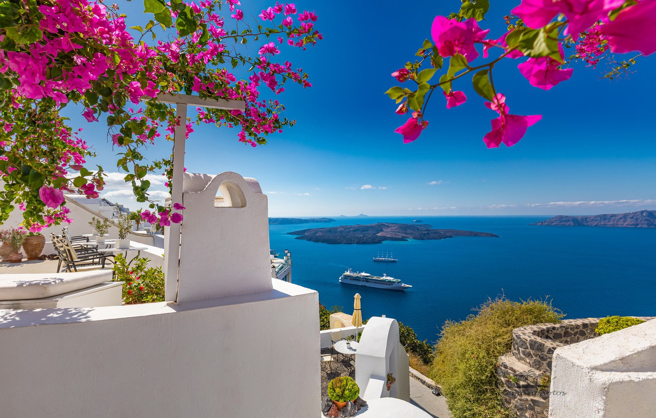 Santorini Island Greece Wallpapers