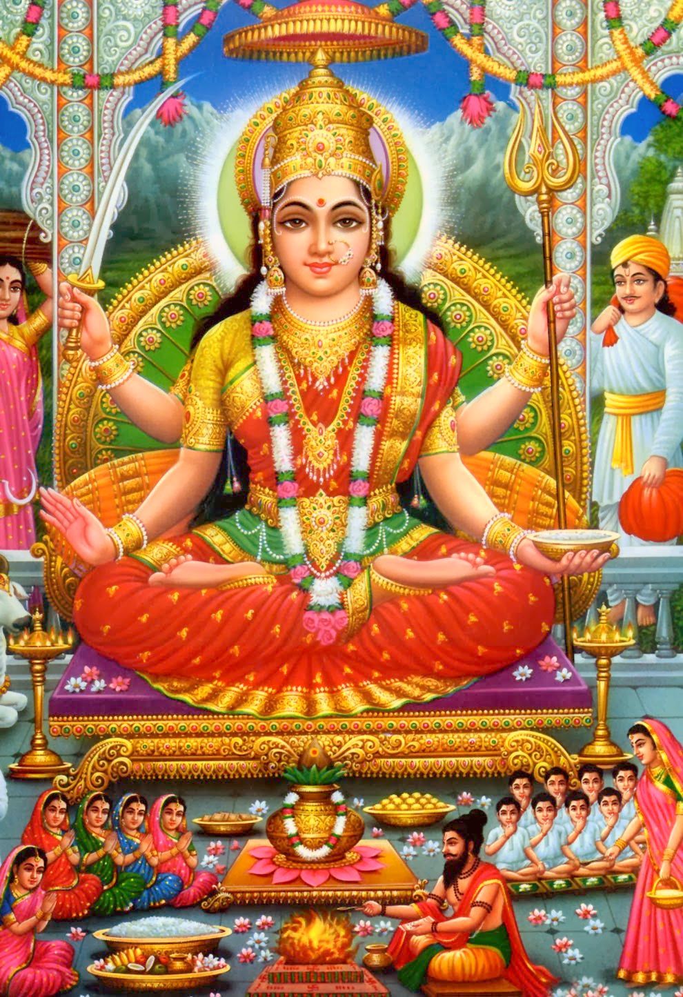 Santoshi Maa Image Wallpapers