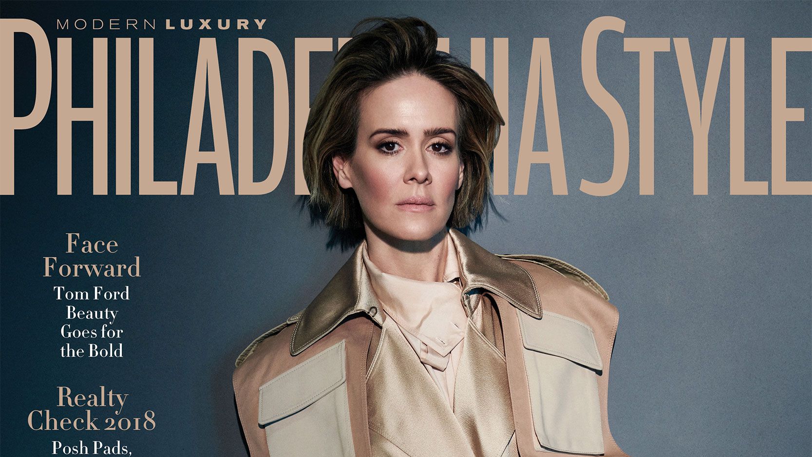 Sarah Paulson Town And Country 2018 Photoshoot Wallpapers