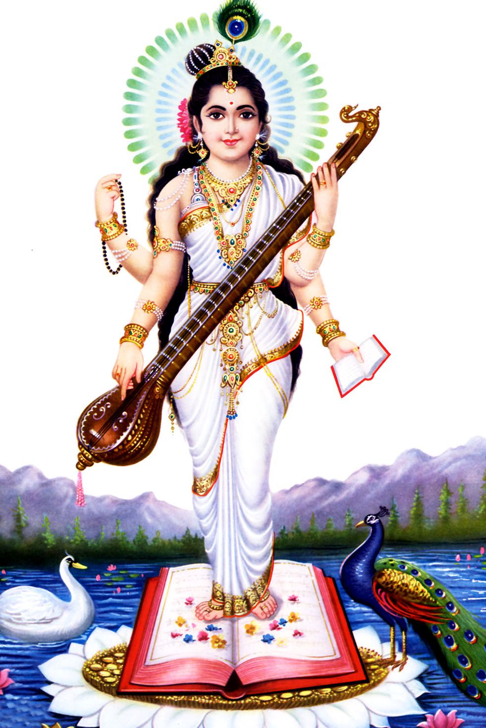 Saraswati Devi Images Wallpapers