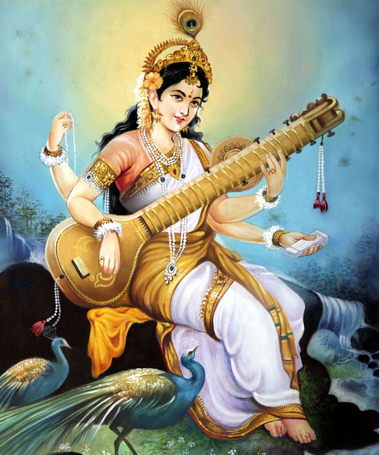 Saraswati Devi Images Wallpapers