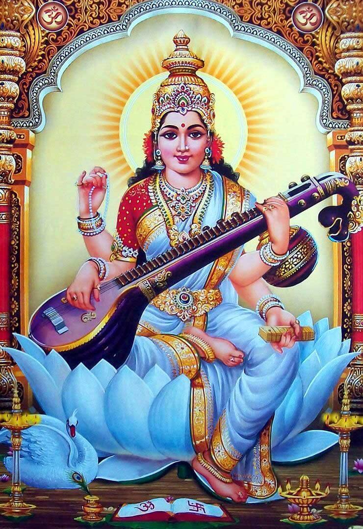 Saraswati Devi Images Wallpapers