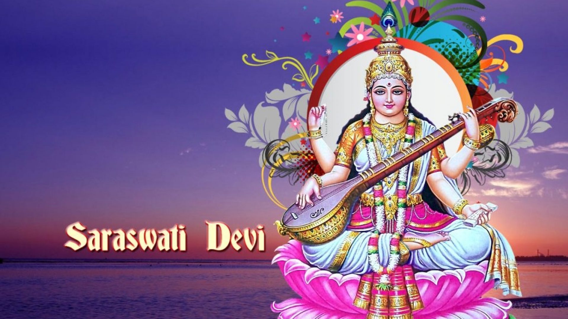 Saraswati Devi Images Wallpapers