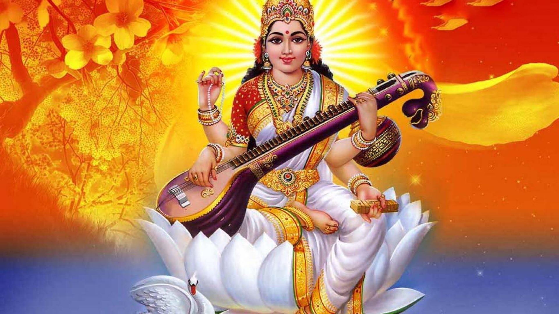 Saraswati Devi Images Wallpapers