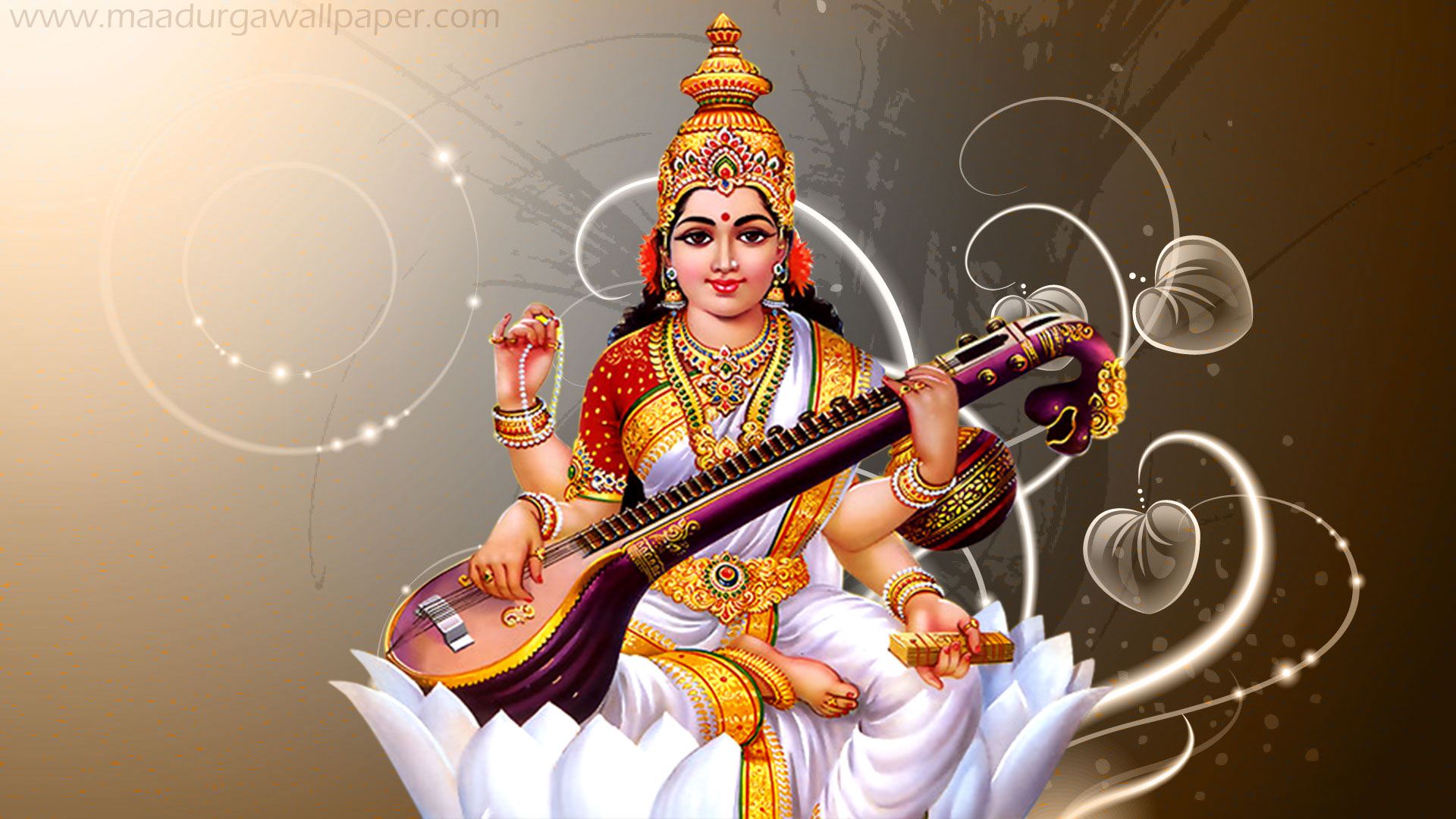 Saraswati Devi Images Wallpapers