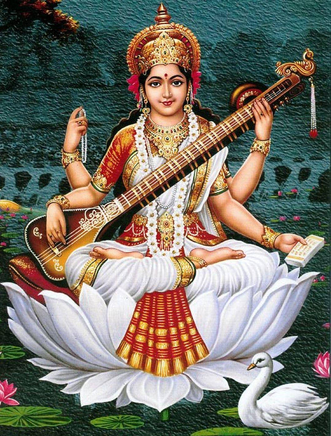 Saraswati Devi Images Wallpapers