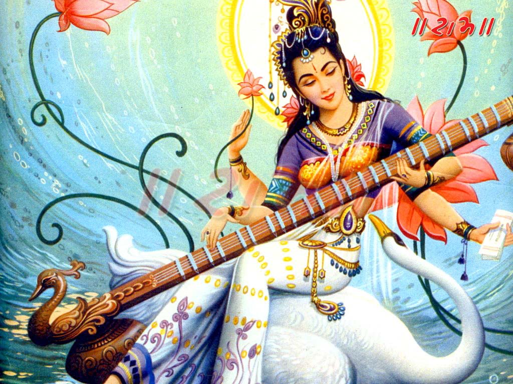 Saraswati Devi Images Wallpapers