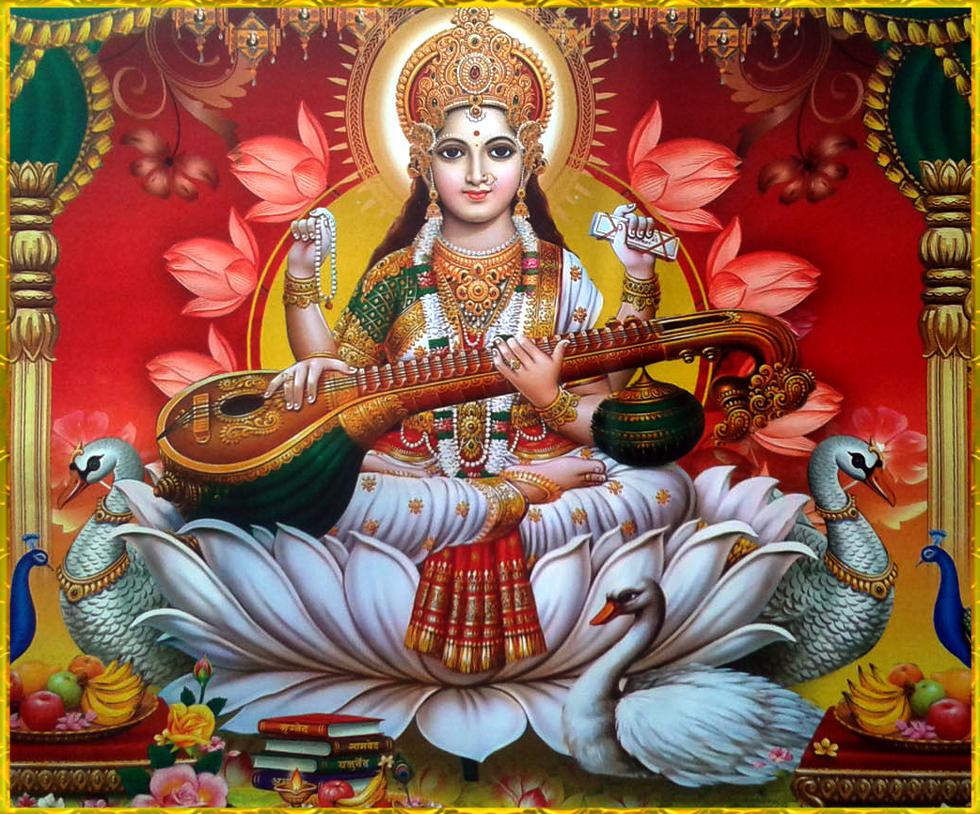 Saraswati Devi Images Wallpapers