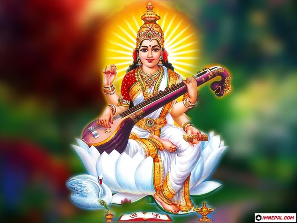 Saraswati Devi Images Wallpapers