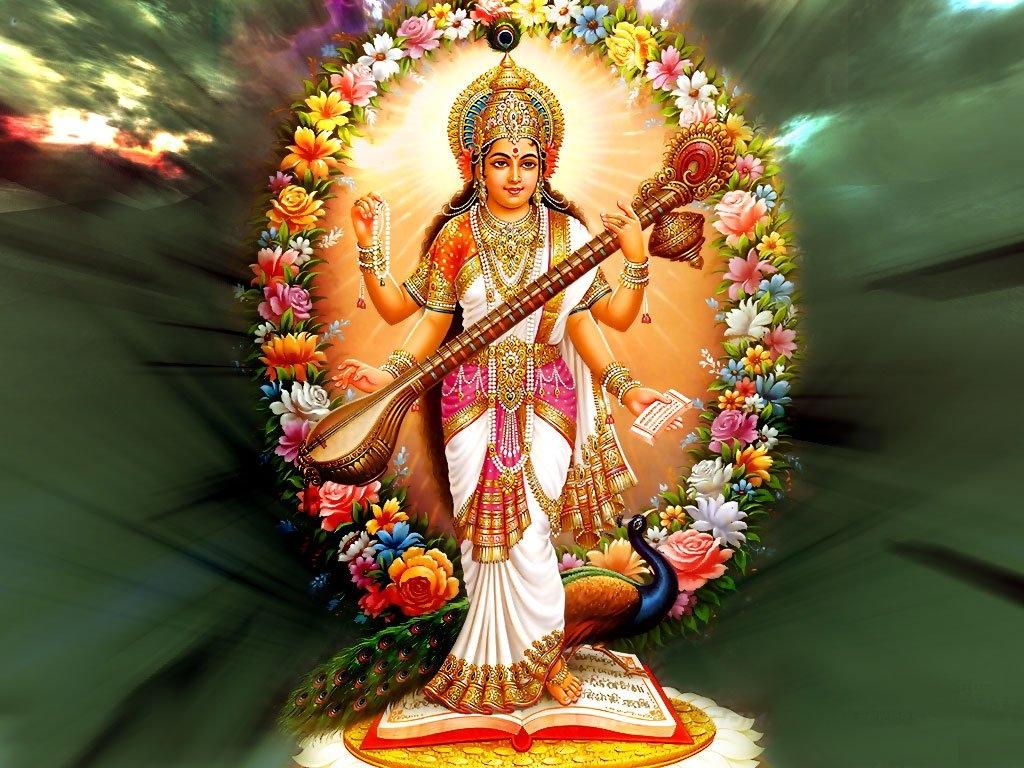 Saraswati Devi Images Wallpapers