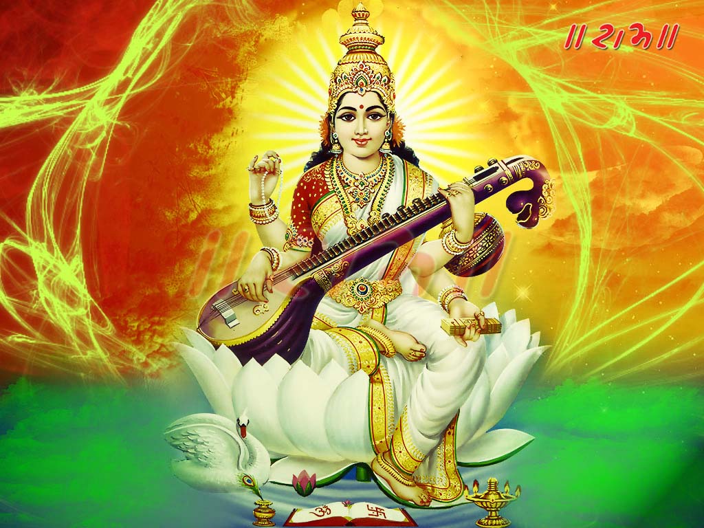 Saraswati Devi Images Wallpapers