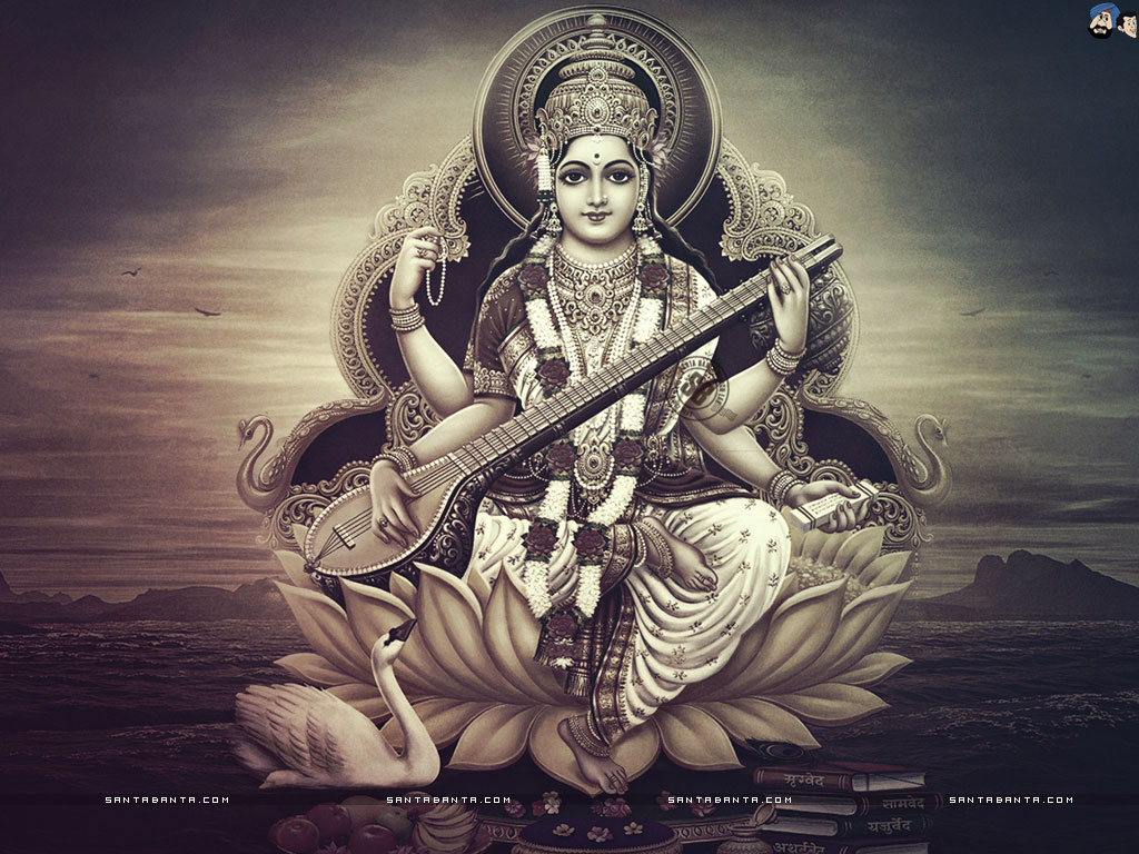 Saraswati Devi Images Wallpapers