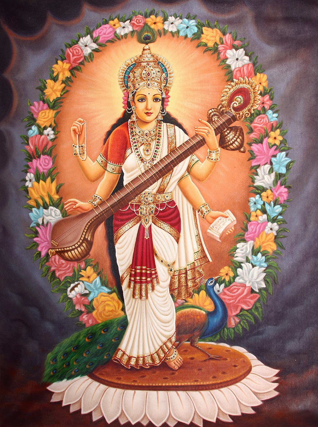 Saraswati Devi Images Wallpapers