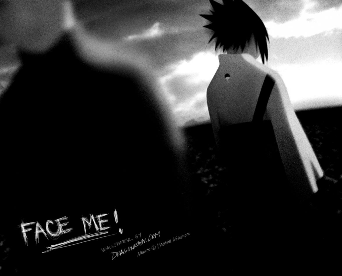 Sasuke Black And White Wallpapers