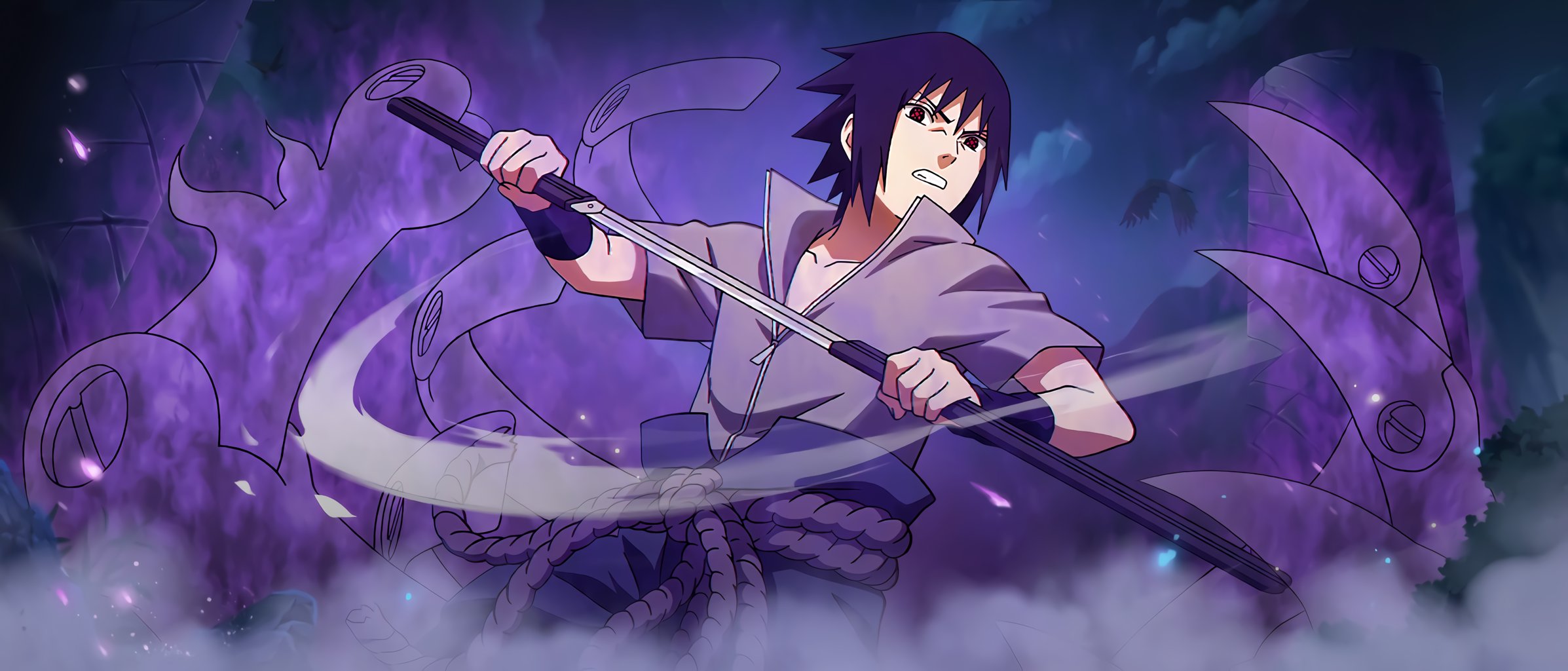 Sasuke Purple Wallpapers