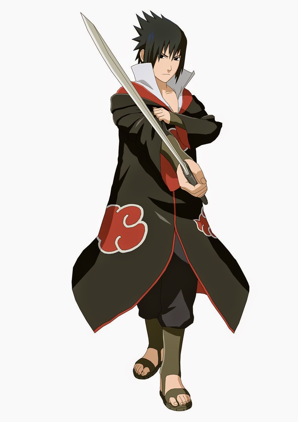 Sasuke White Background