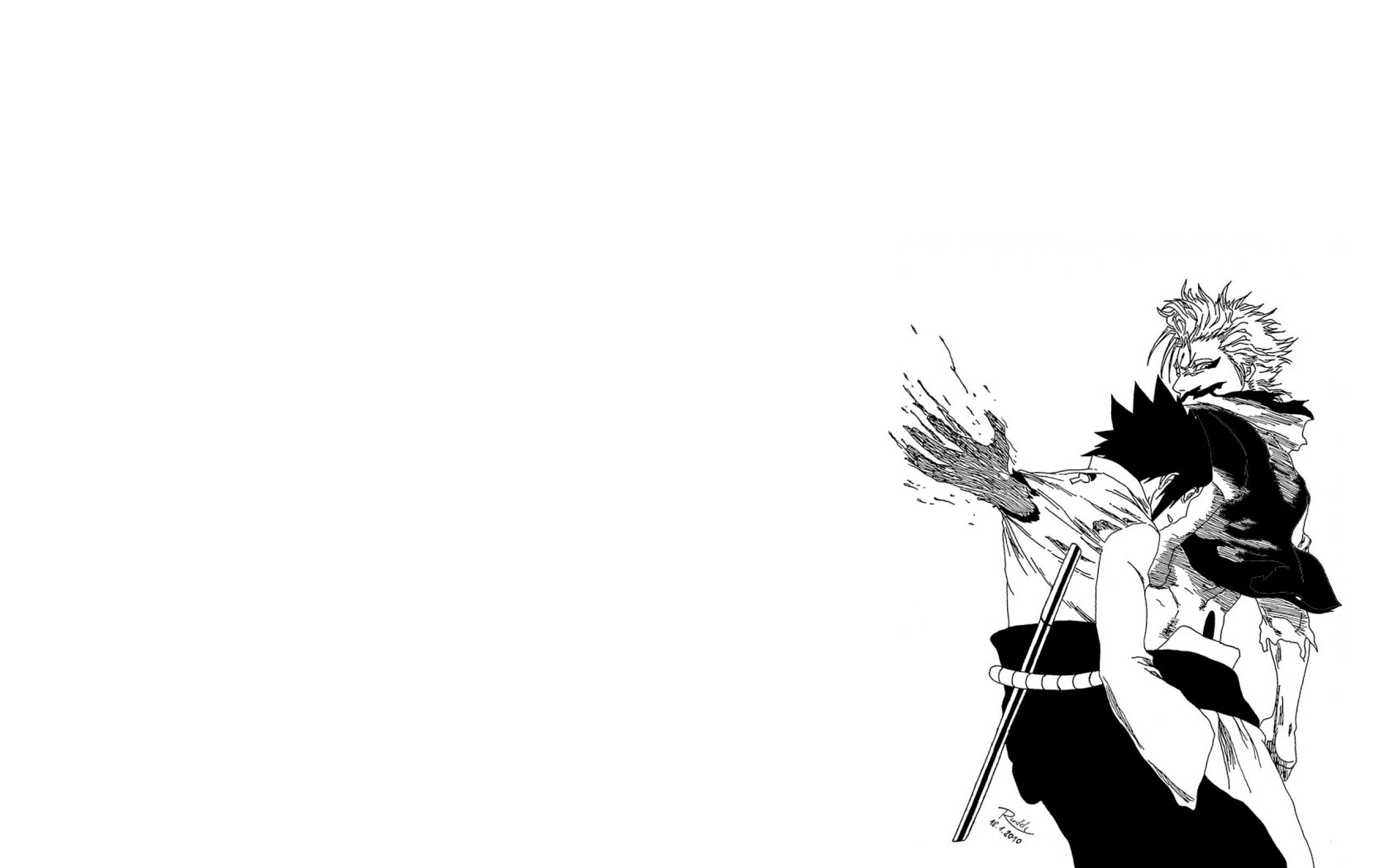 Sasuke White Background