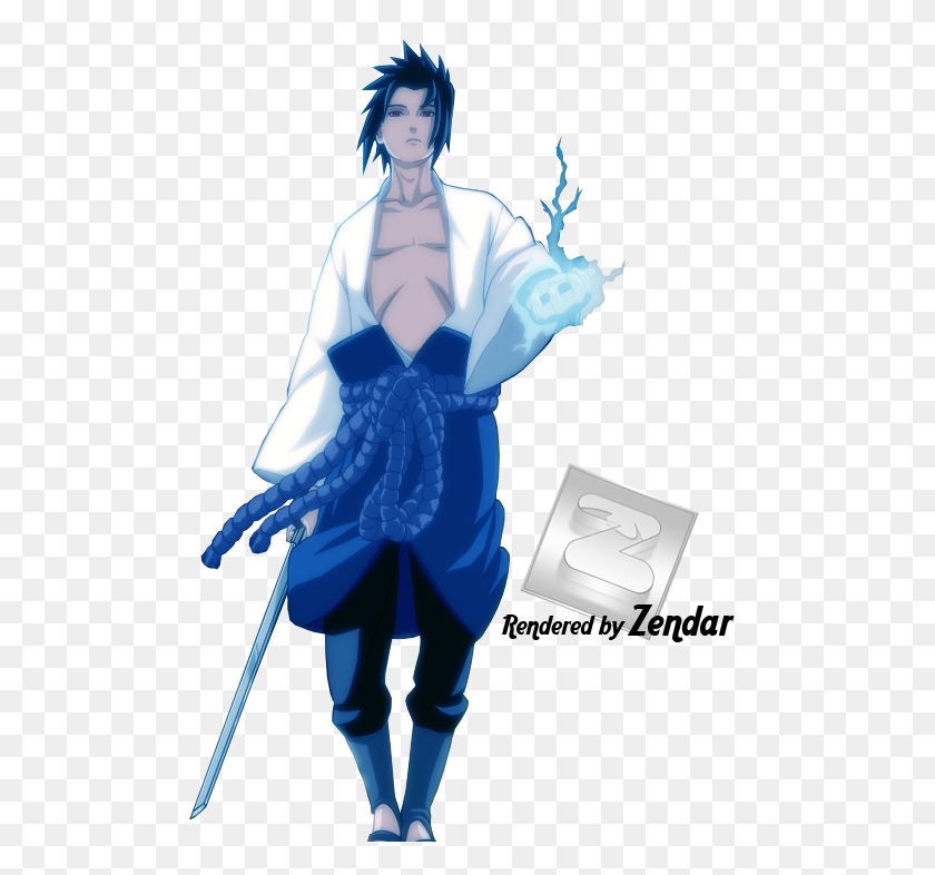 Sasuke White Background