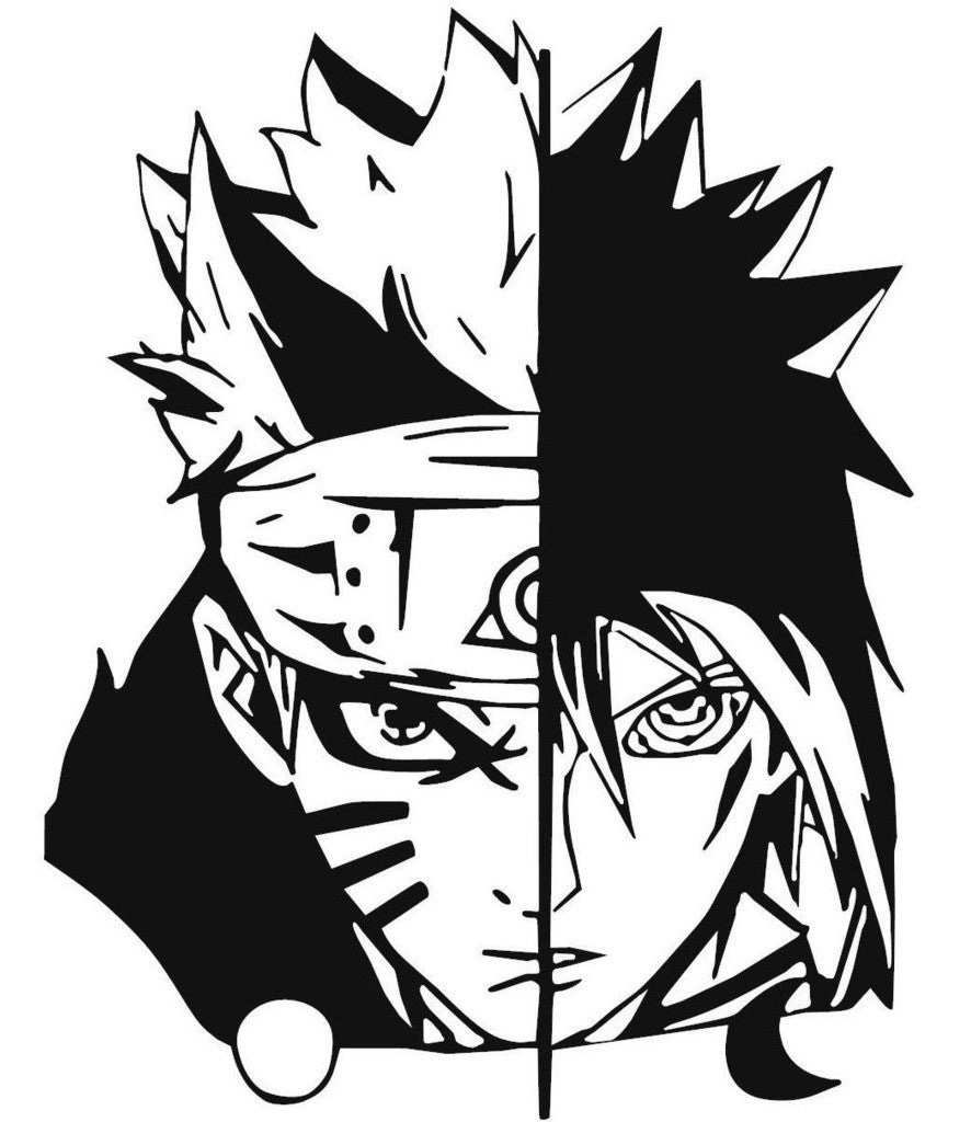 Sasuke White Background