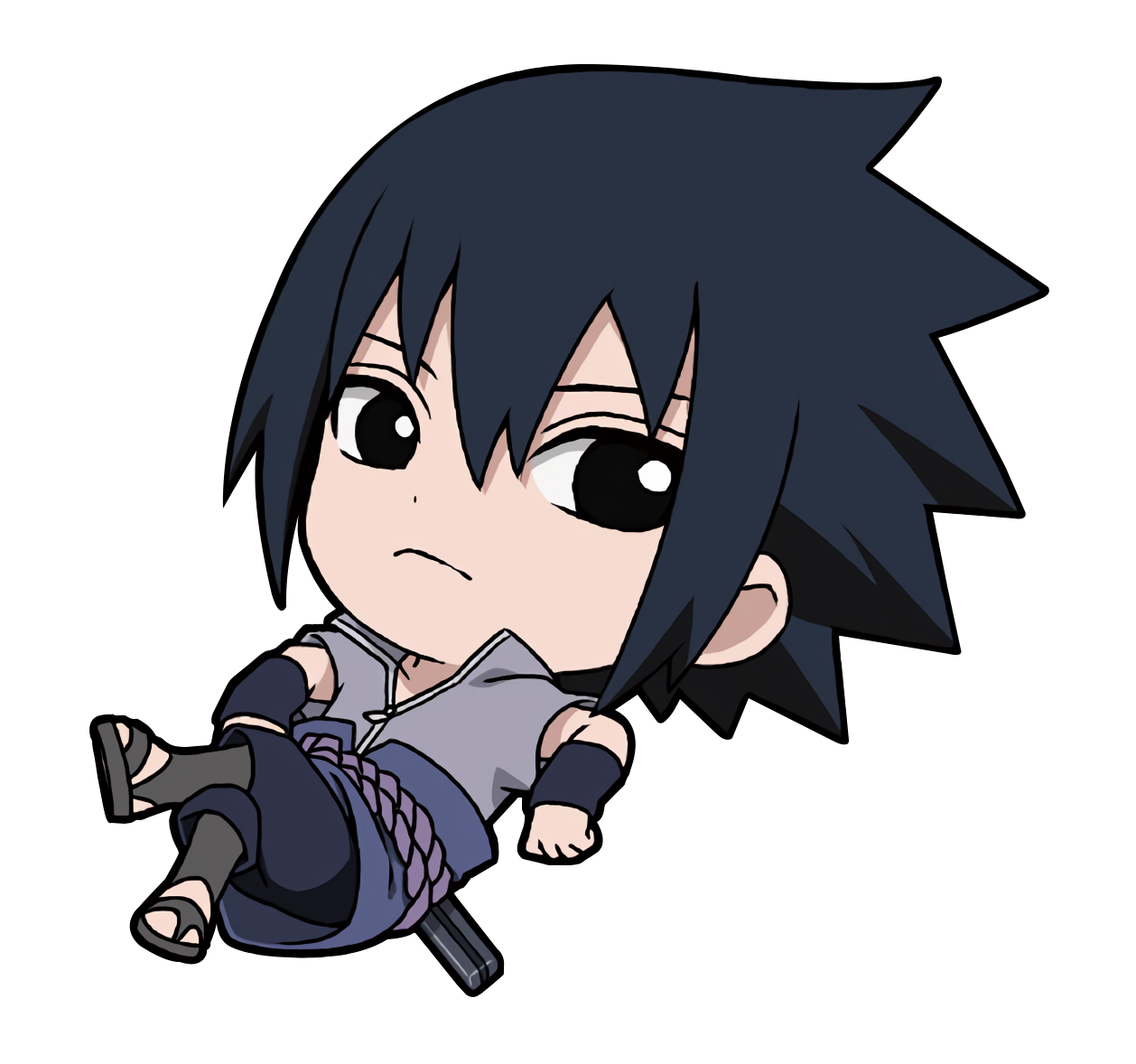 Sasuke White Background