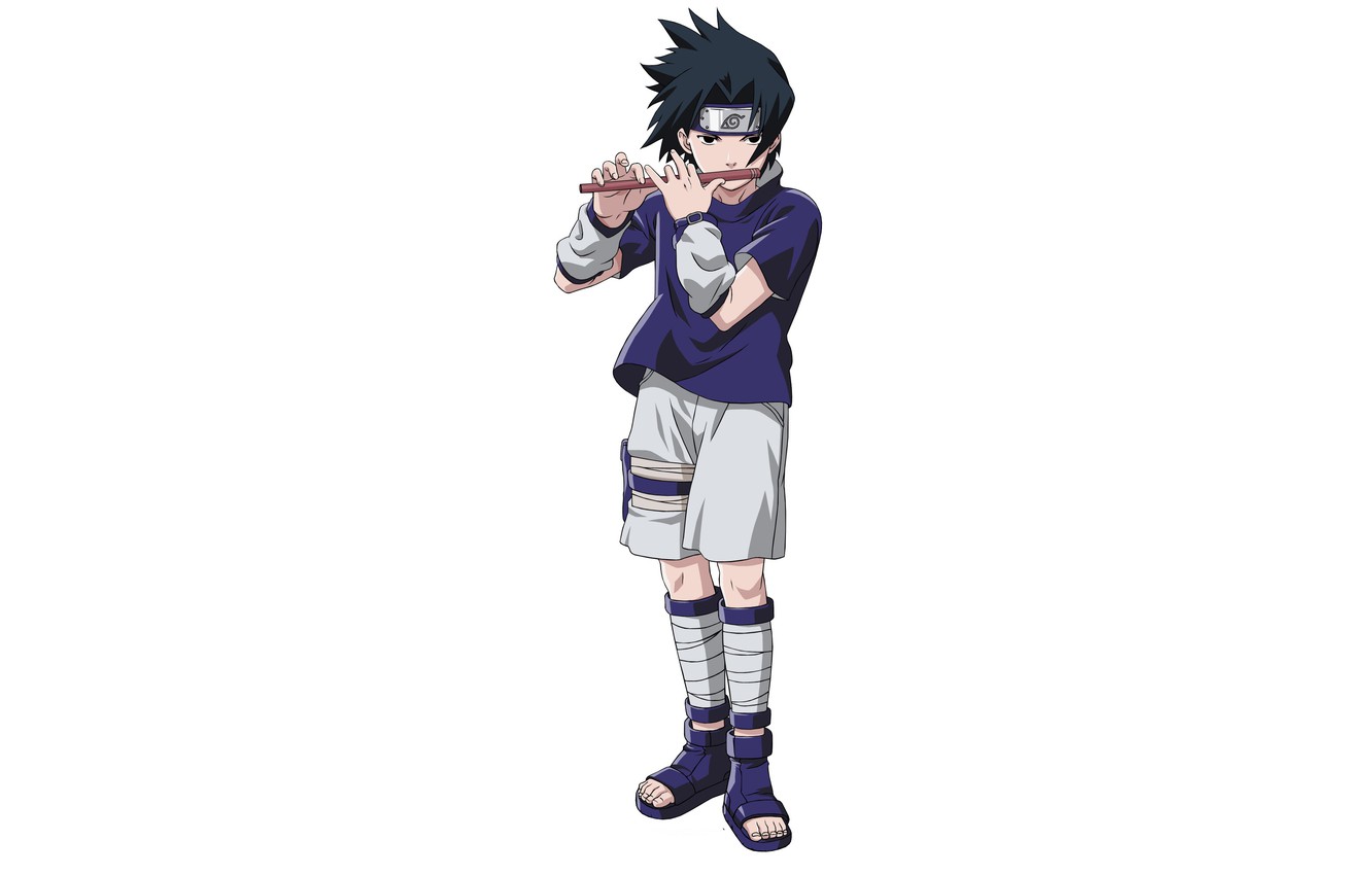 Sasuke White Background