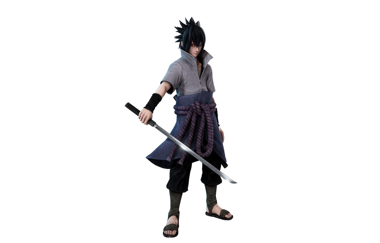 Sasuke White Background