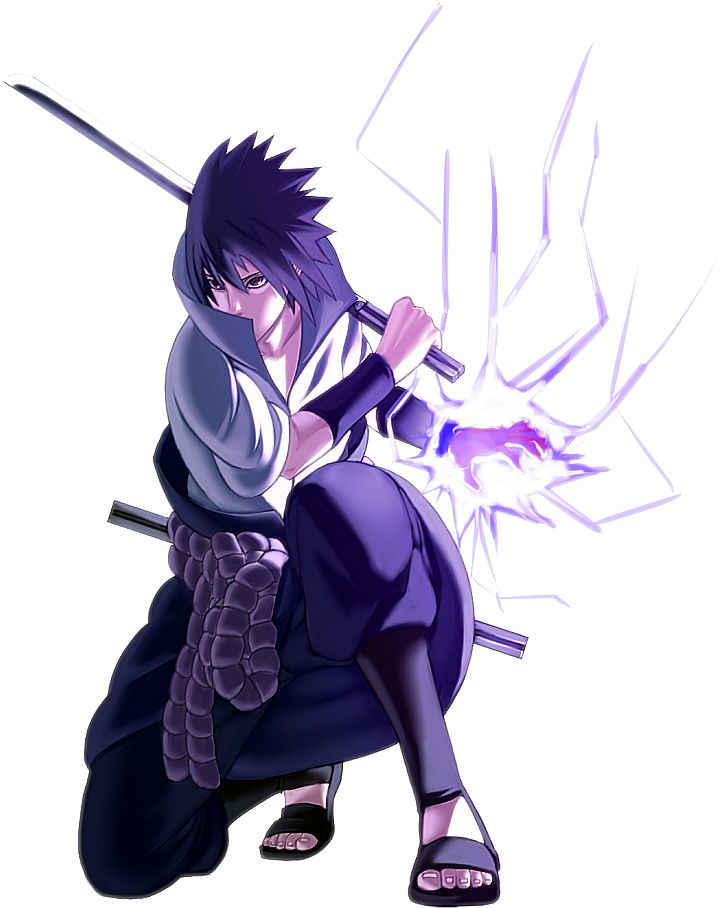 Sasuke White Background