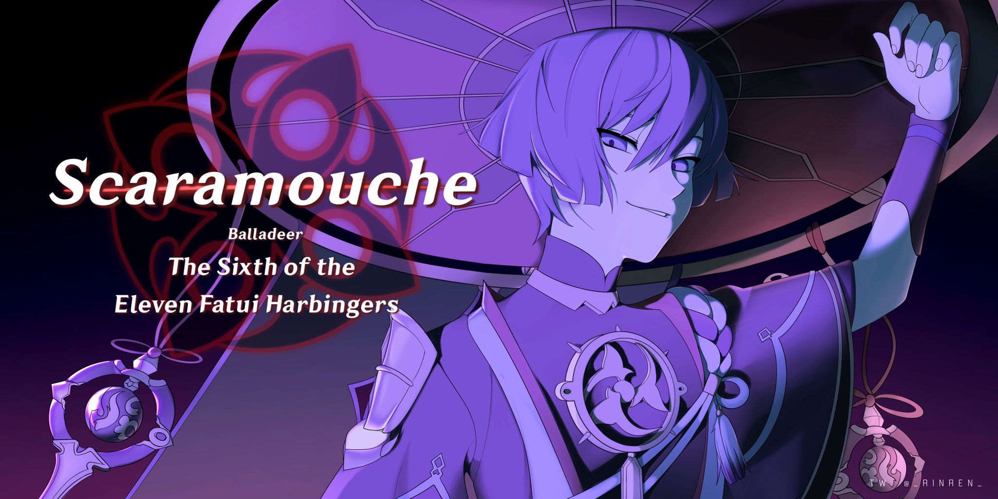 Scaramouche Genshin Impact Wallpapers