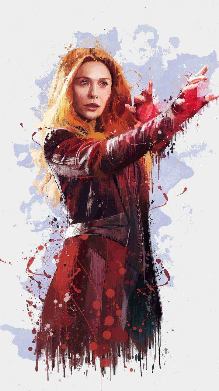 Scarlet Witch 4K Art Wallpapers