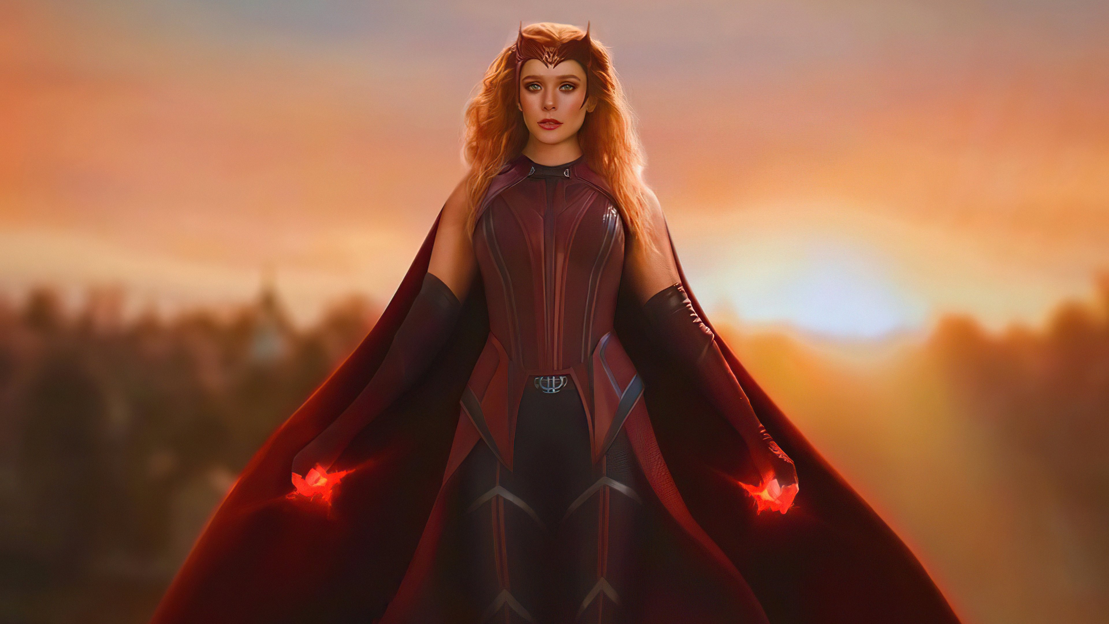 Scarlet Witch 4K Art Wallpapers