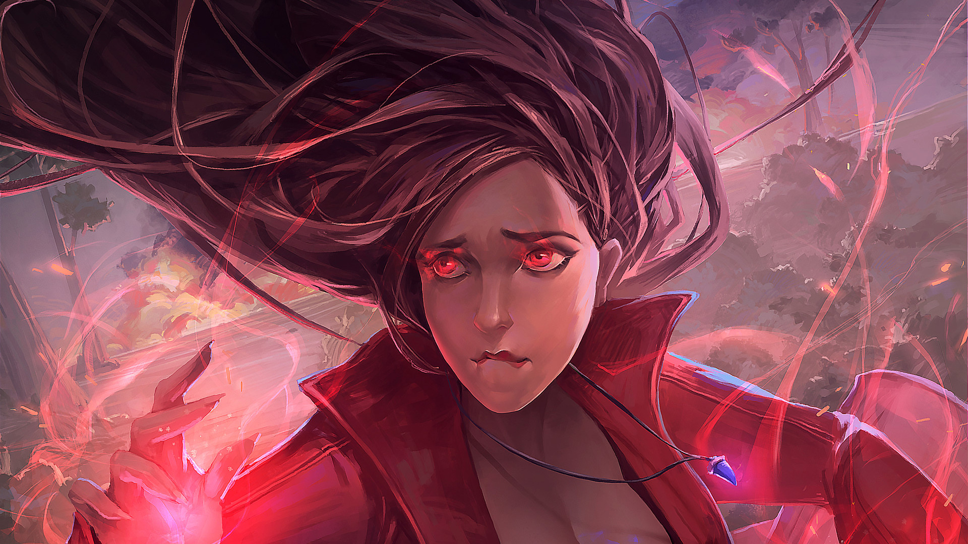 Scarlet Witch 4K Art Wallpapers