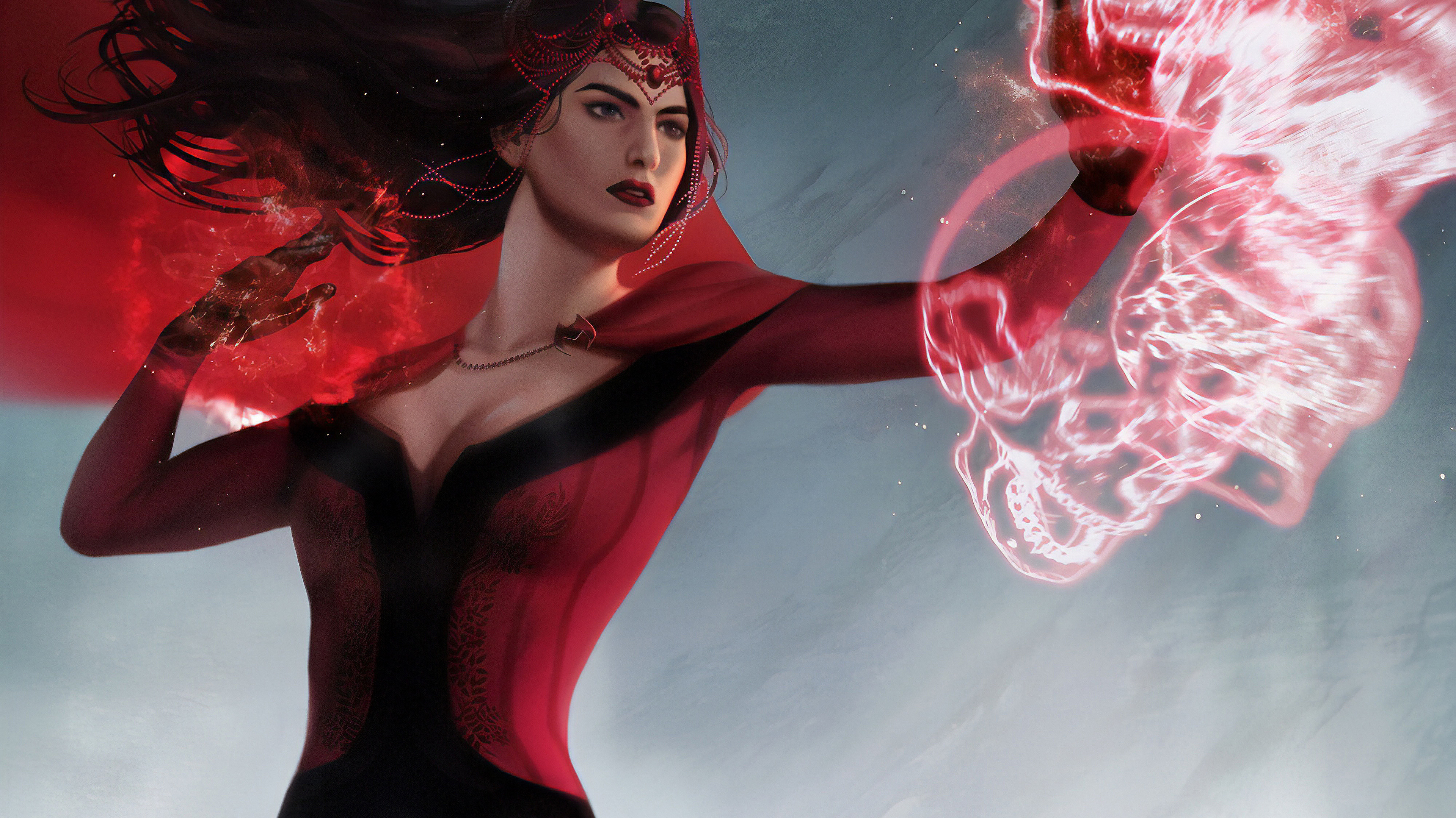 Scarlet Witch 4K Art Wallpapers