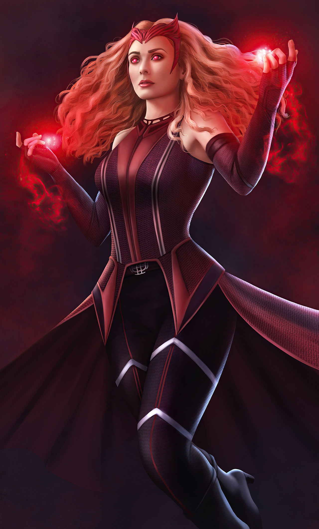 Scarlet Witch 4K Art Wallpapers