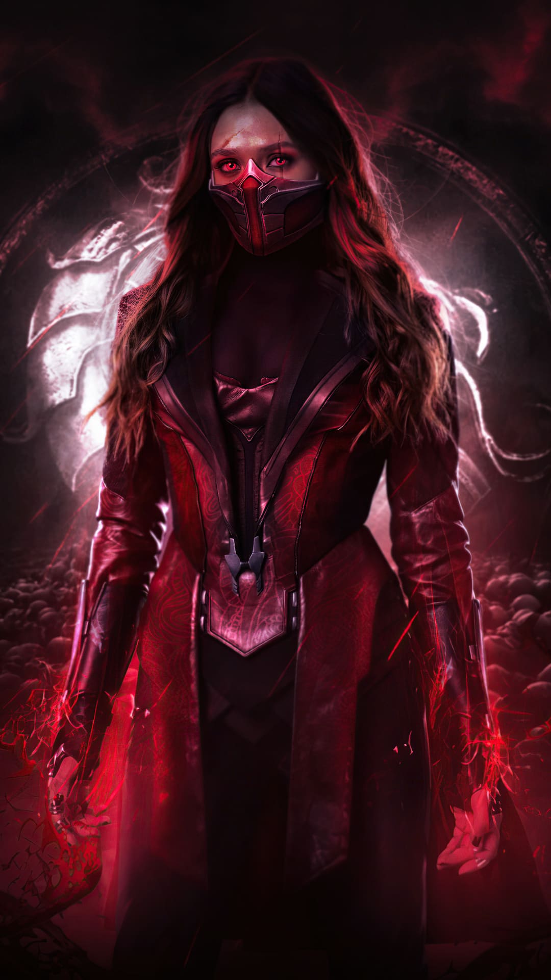 Scarlet Witch Costume In Wandavision Wallpapers
