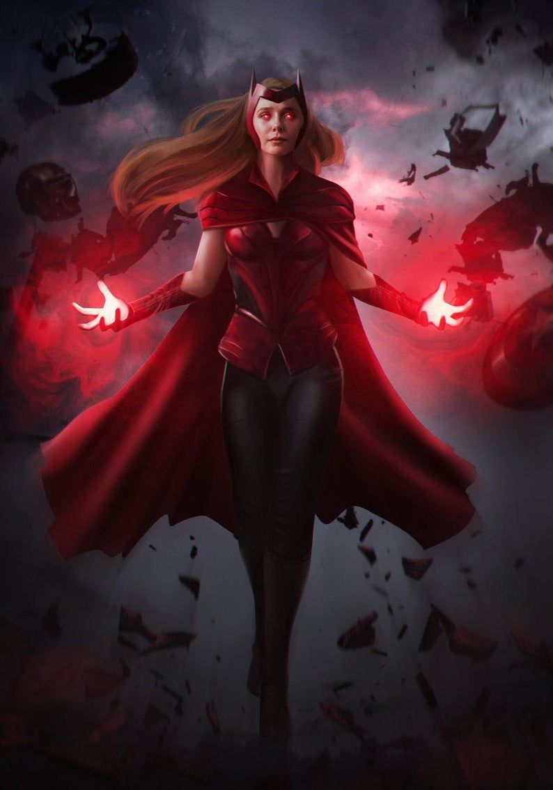 Scarlet Witch Marvel Cool Art Wallpapers