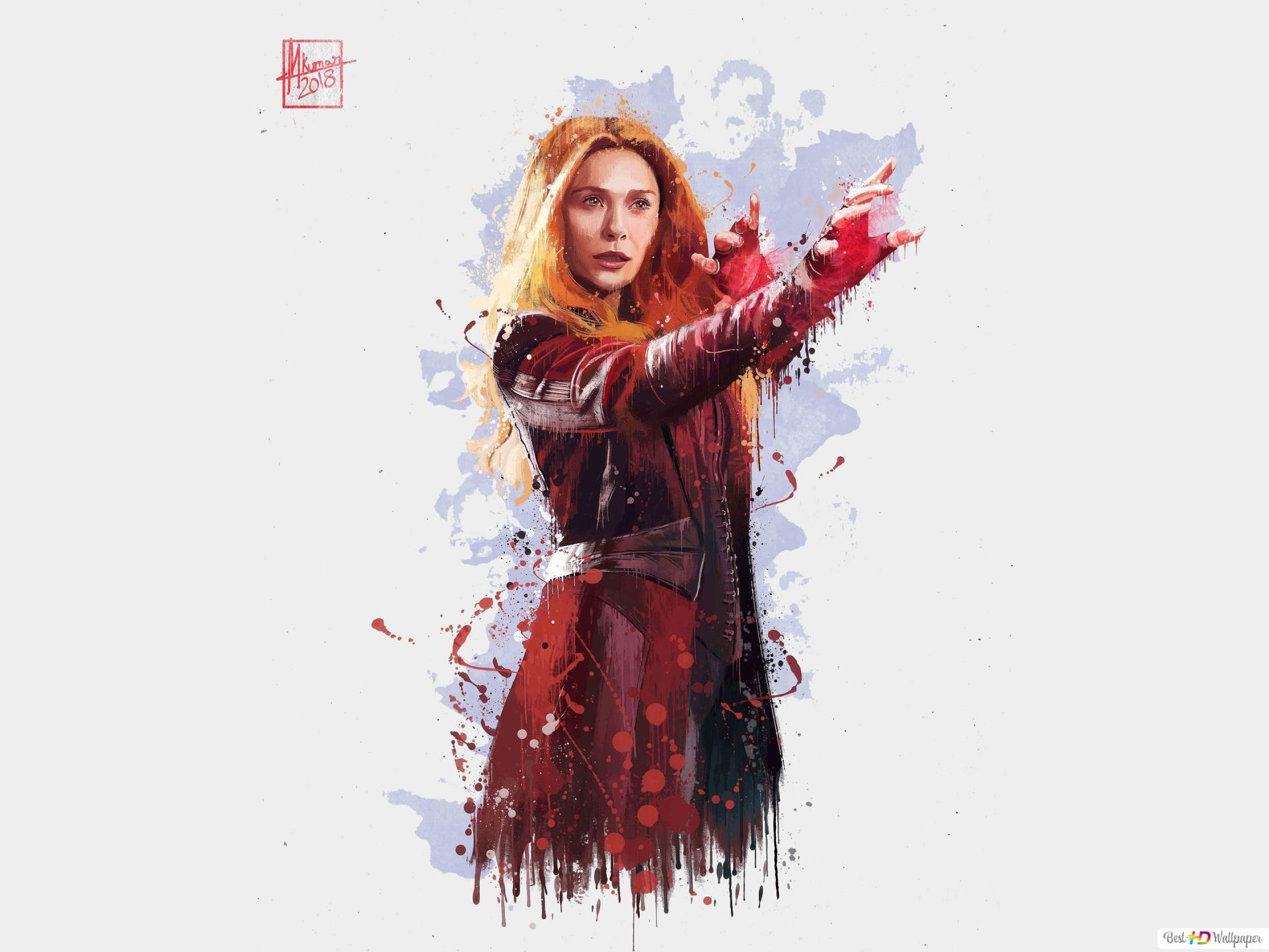 Scarlet Witch Marvel Cool Art Wallpapers