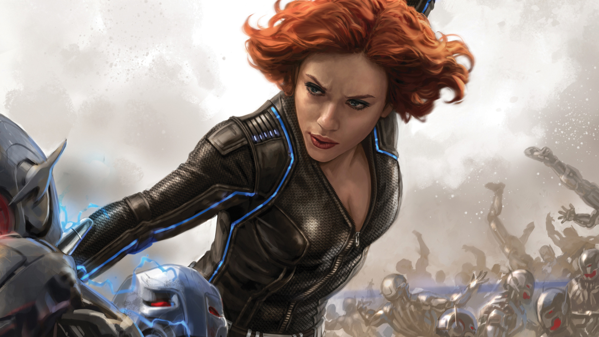 Scarlett Johansson As Black Widow In Avengers Wallpapers