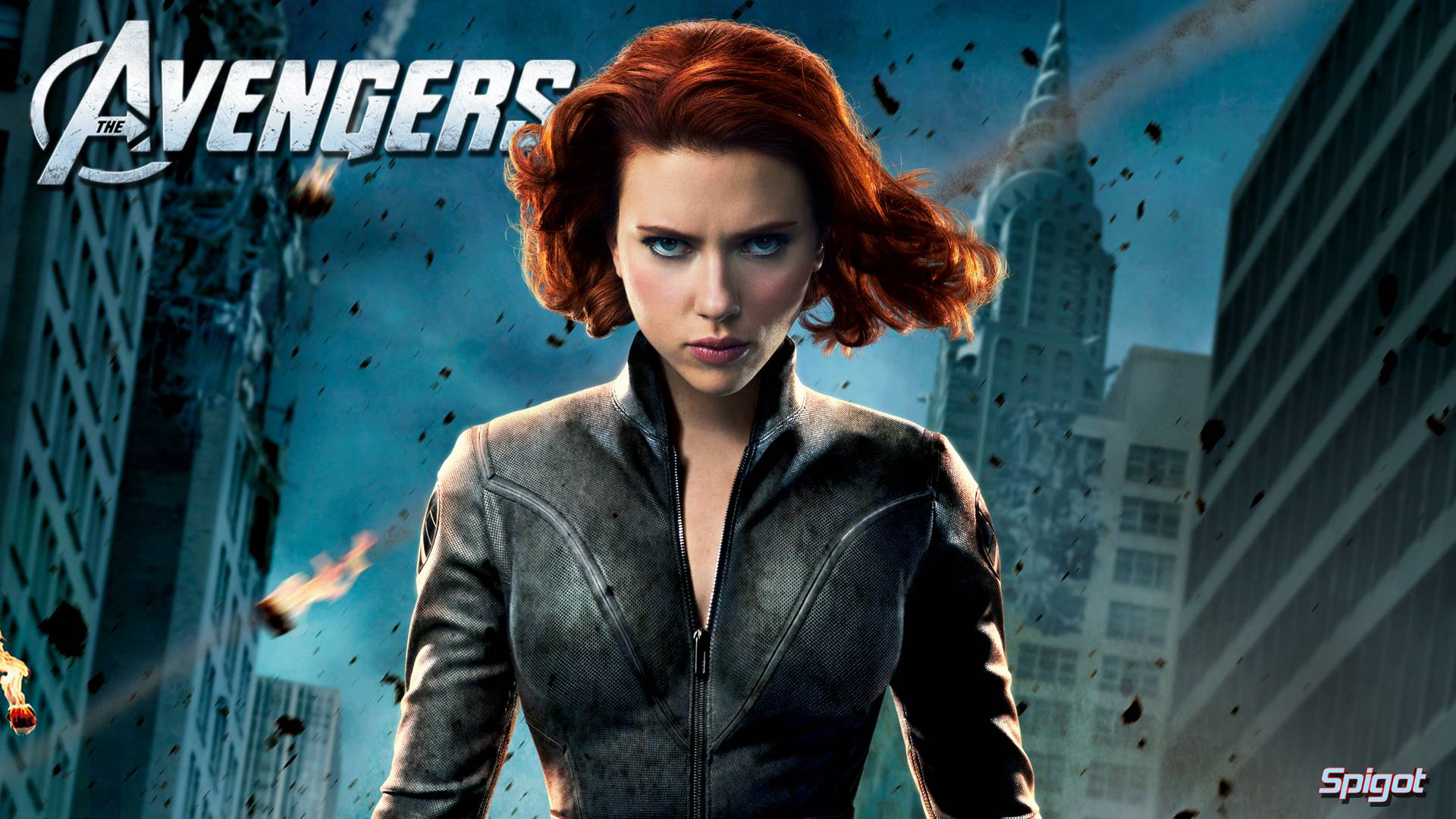 Scarlett Johansson As Black Widow In Avengers Wallpapers