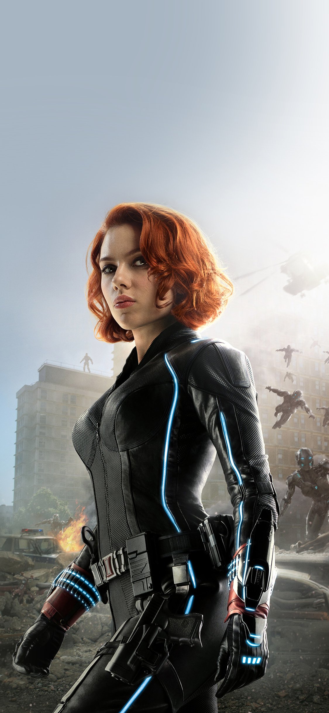 Scarlett Johansson As Black Widow In Avengers Wallpapers