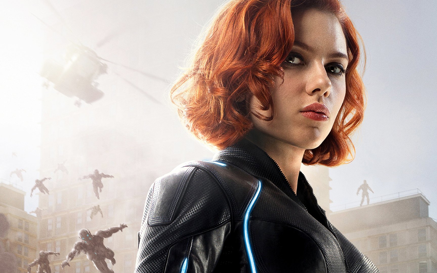 Scarlett Johansson As Black Widow In Avengers Wallpapers