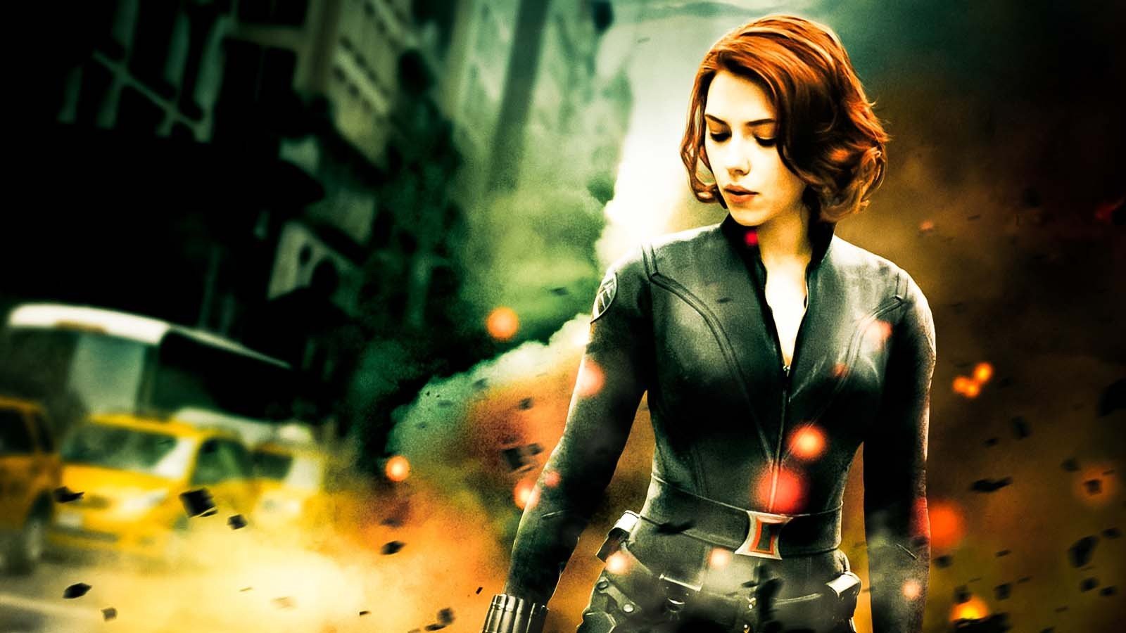 Scarlett Johansson As Black Widow In Avengers Wallpapers