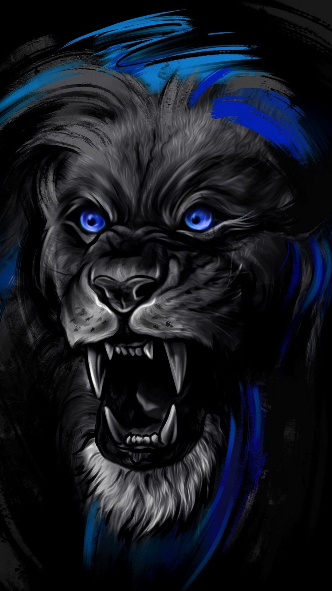 Scary Lion Wallpapers