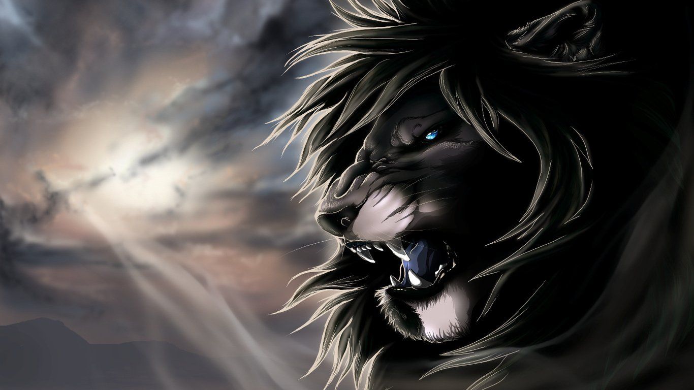 Scary Lion Wallpapers