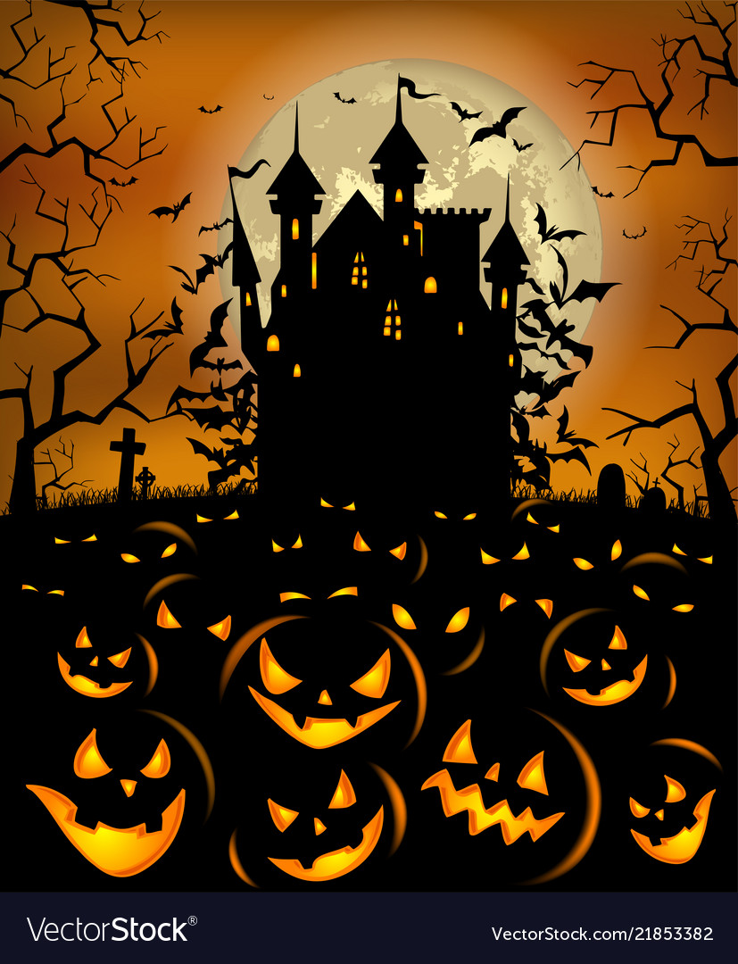 Scary Pumpkin Background