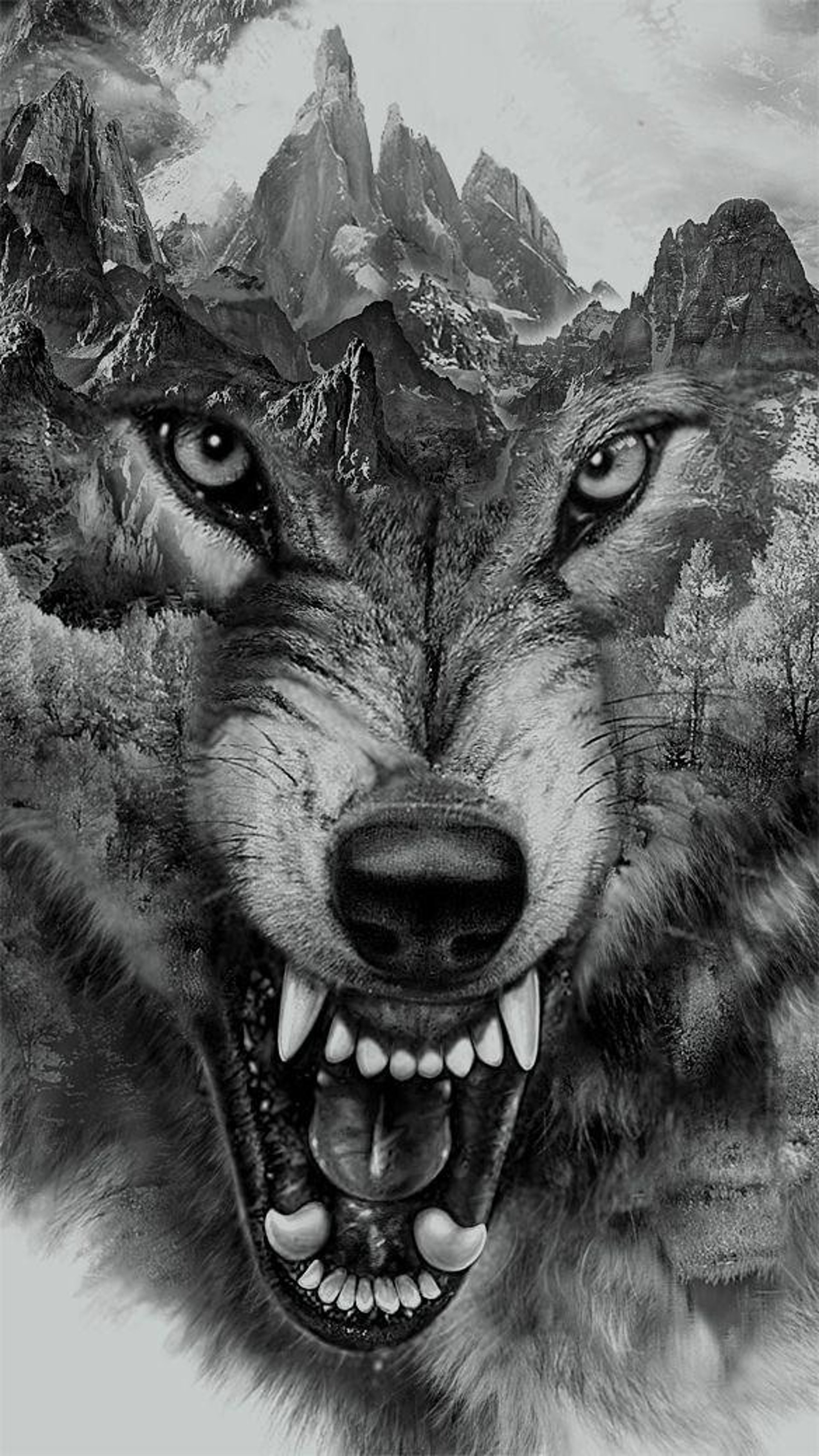 Scary Wolf Wallpapers