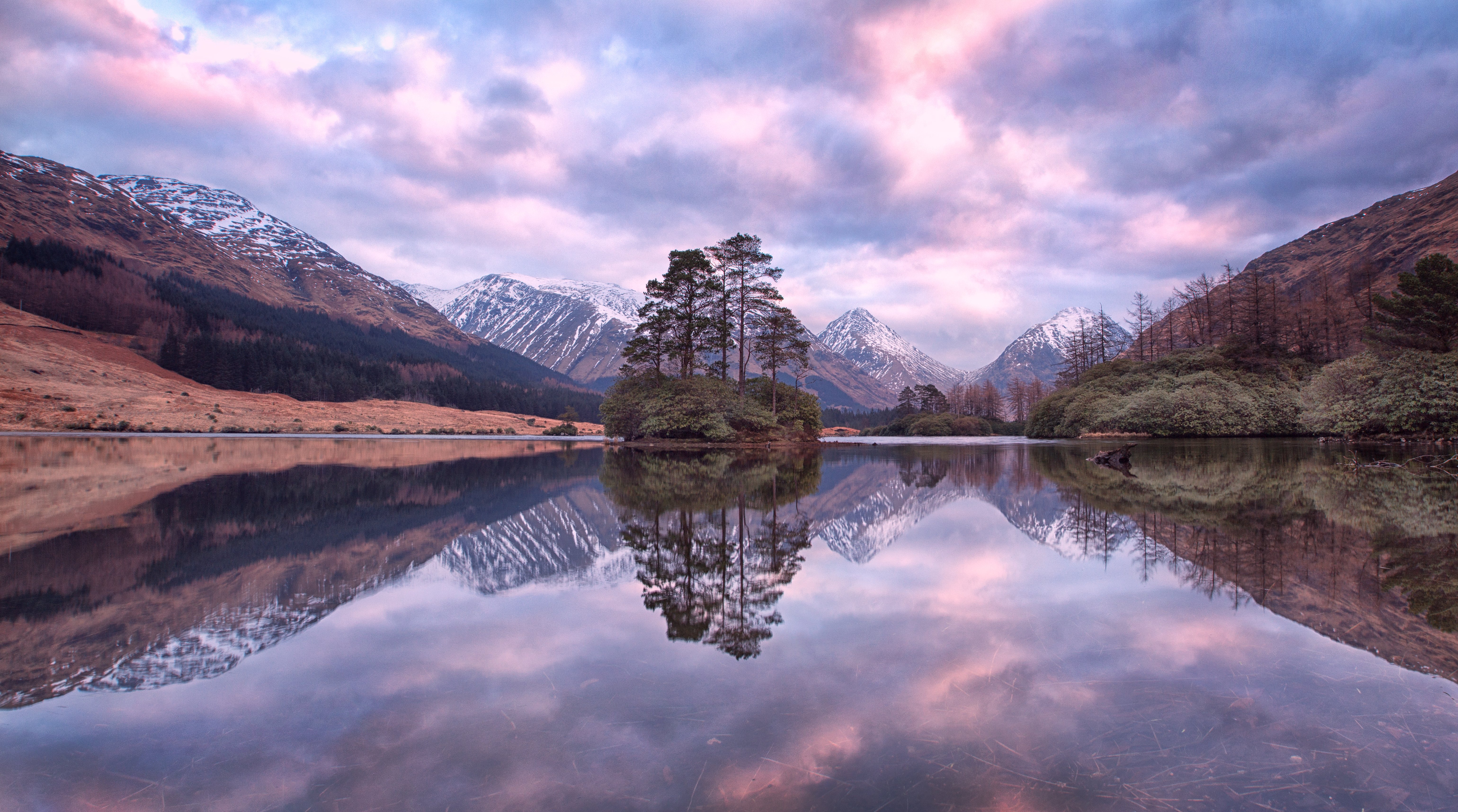 Scenery Night In Scotland Wallpapers