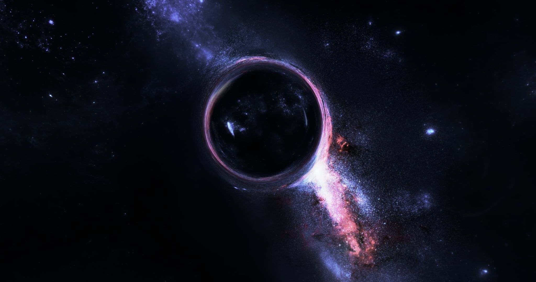 Sci Fi Black Hole Digital Wallpapers