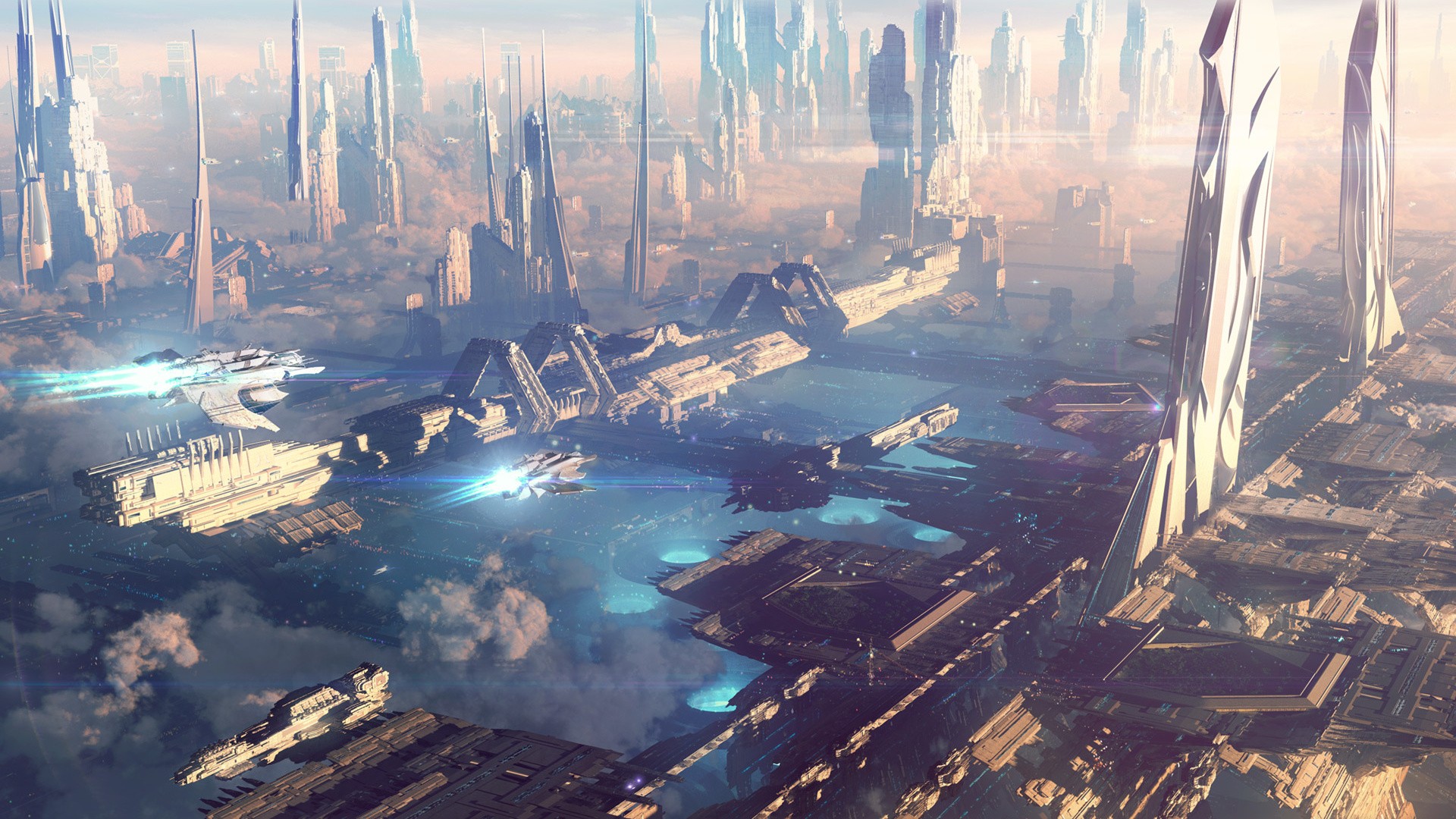 Sci Fi City Wallpapers