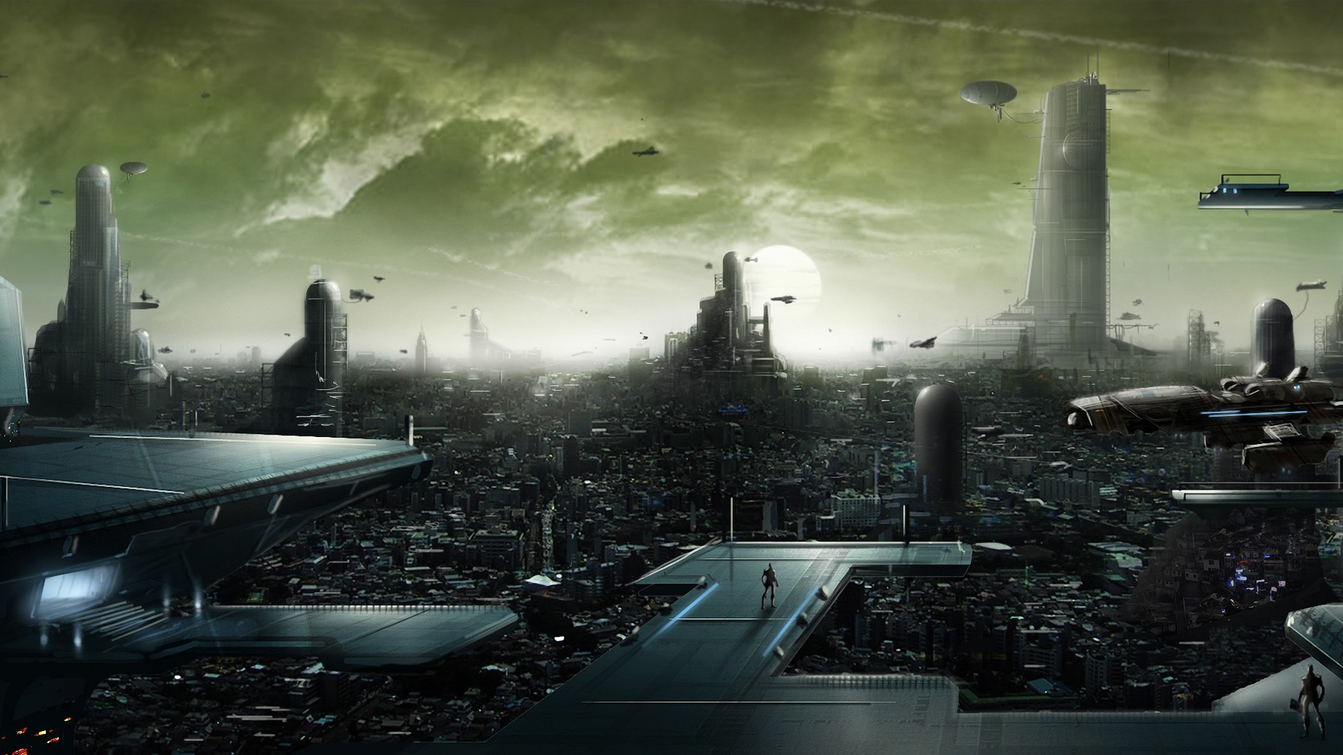 Sci Fi City Wallpapers